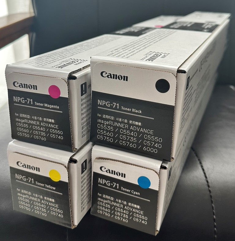 Canon NPG-71 BK/C/M/Y、買取させて頂きました！ | トナー・インク買取