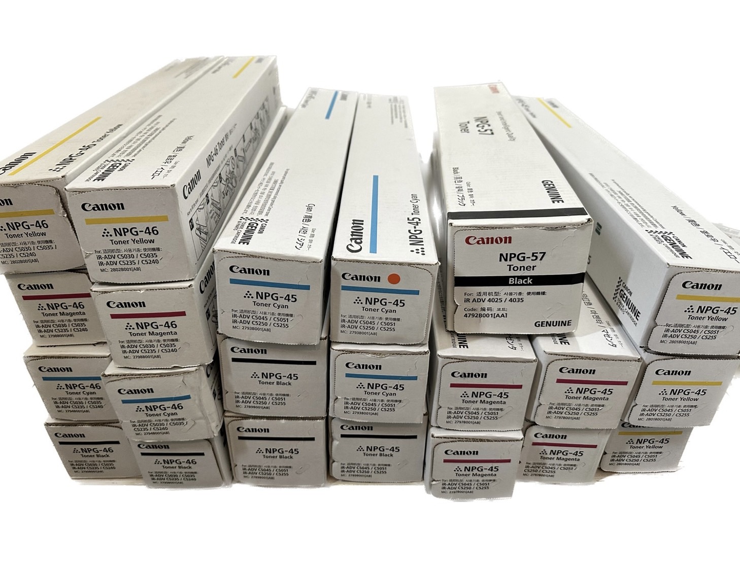 トナー買取　npg67 toner-sanko_canon-npg67-4c-set-jun