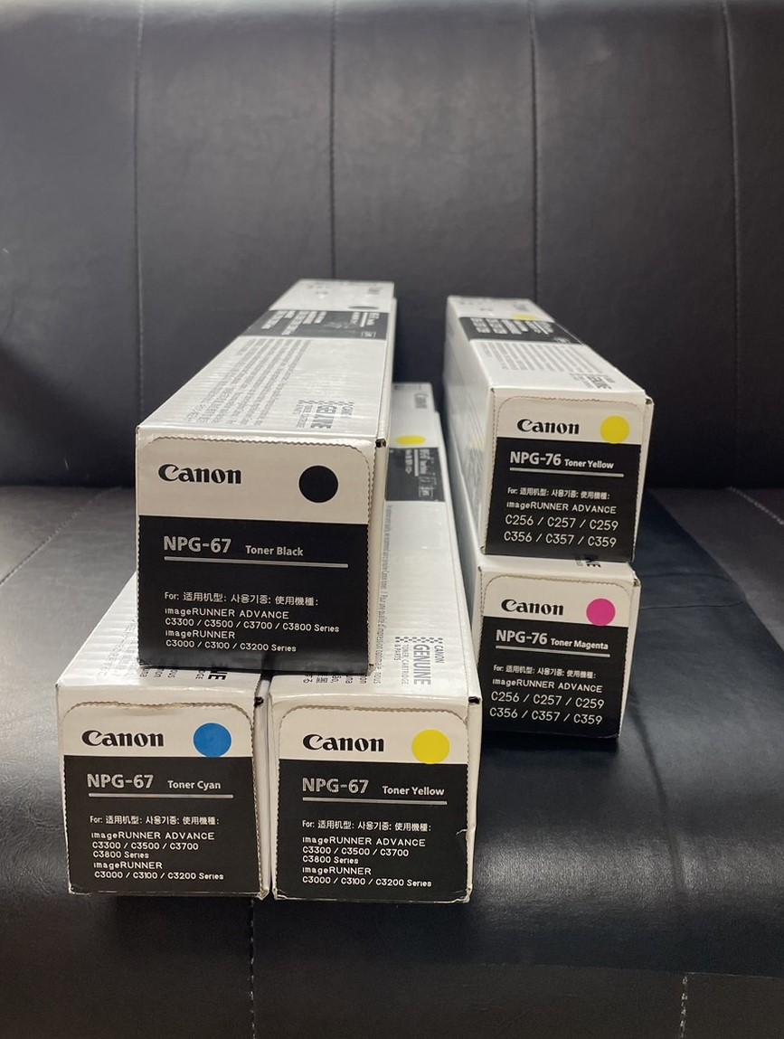 Canon純正トナーNPG-67未使用品5本