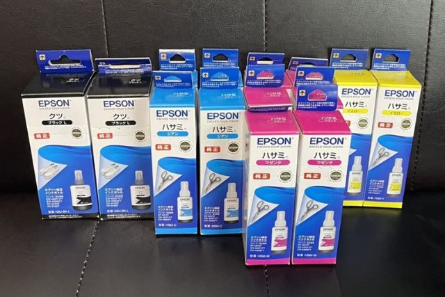 エプソンの旧モデル未使用インクカートリッジは買取に出せるのか
