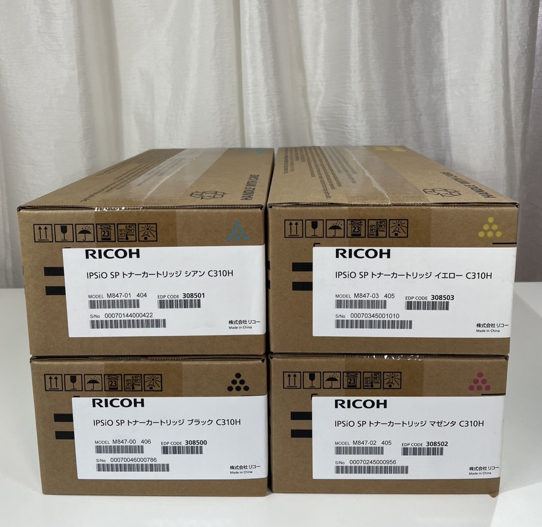 ✨【買取実績】静岡県よりリコー(RICOH)純正「IPSiO SP C310H」大容量4
