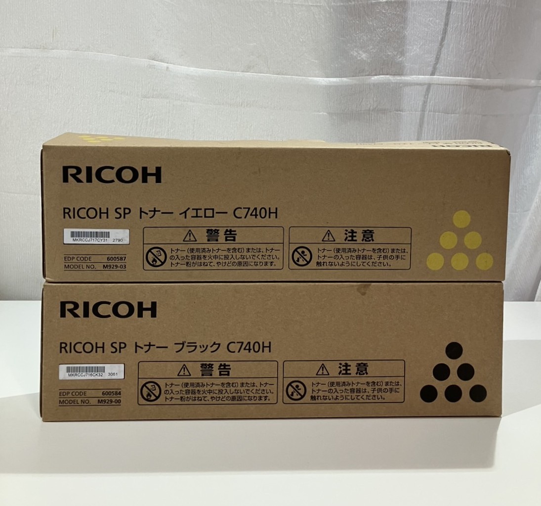 📈【買取実績】神奈川県よりリコー(RICOH)純正大容量トナー「SP C740H
