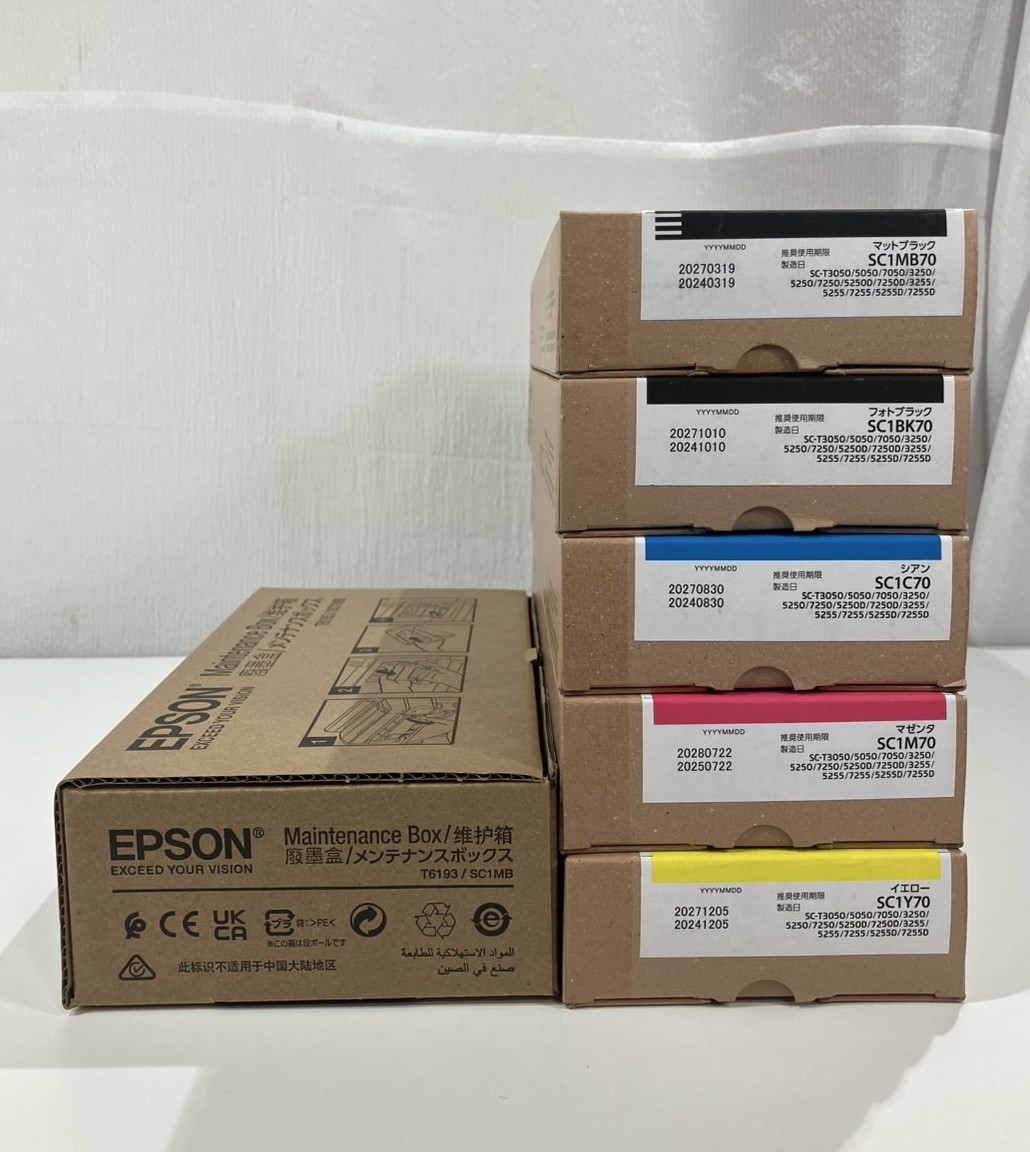 📈【買取実績】広島県よりエプソン(EPSON)純正インク「SC1 700ml」6箱