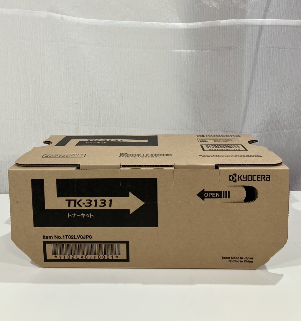 【未使用・未開封】京セラ 純正トナーキット TK-3131 📈【買取実績】新潟県より京セラ(KYOCERA)純正トナー「TK-3131」を宅配